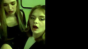 vlogging cuties crash gangbang and join fun