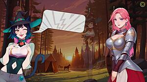 haremvszombies hentai game ep 3 jealous femdom playing with my mornin wood
