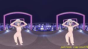 vr180 mmd suisei does nude dance in 3d hololive hentai