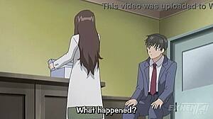 busty teen prefers without condom in hentai
