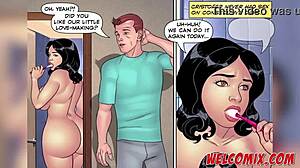 Suspicious cuckold follows clues of wild night