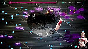 sexy blonde witch gives amazing blowjobs in hentai game