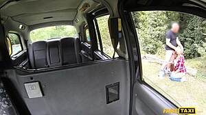 blonde busty british milf caught pissing and fucked on taxi bonnet