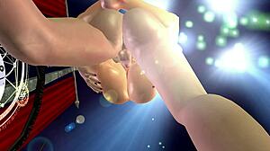 Intense 3d animation beautiful shemale lifts and fucks an asian girl