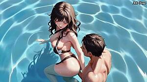 beautiful woman with glasses helps husband episode-1