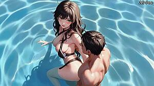 beautiful woman with glasses helps husband episode-1