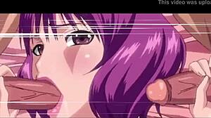 Best anime gangbang with creampie and rough sex