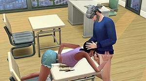professor por favor me ajude preciso de pontos professor fode aluna na universidade sims four