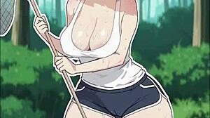 bug huntress wants to battle hentai game outdoor ass gape with anal beads
