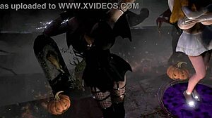 Bbw spoopy halloween 3d dance