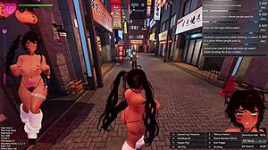 Secret Flasher Manaka Goes Public Downtown Exhibitionist