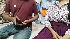 Bhabhi begs devar for rough sex before market