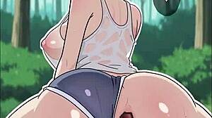 bug huntress wants to battle hentai game outdoor ass gape with anal beads