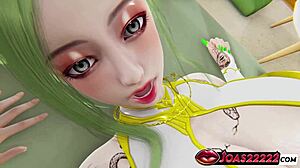 sexy elf diana with big tits and tattoos rule34 featuring fingering wet pussy double vibrator hard fuck and standing g spot stimulation squirt