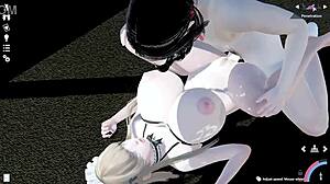 Three d hentai game gameplay custom character intimate moment with studio lighting effects