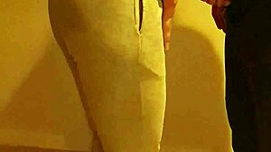 masked hotwife gives promised blowjob and titjob to friend