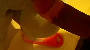 masked hotwife gives promised blowjob and titjob to friend