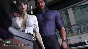 where it all began 7 william shows gina mirus exhibitionist boobs flash