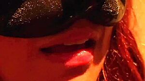 masked hotwife gives promised blowjob and titjob to friend
