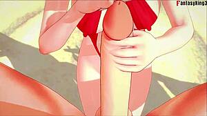 Burnice In Bikini Has Pov Sex On The Beach In Fantasy Hentai