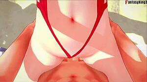 Burnice In Bikini Has Pov Sex On The Beach In Fantasy Hentai