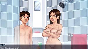 a stepsister helps with sex practice and finds herself ready to do anything for that cock summer time saga