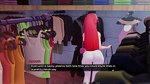 Hot bimbo meets new pornstar in changing room