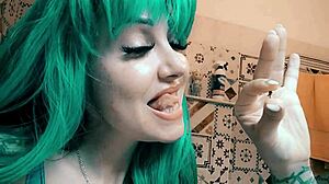 wonderful giant harley quinn does anime cosplay roleplay