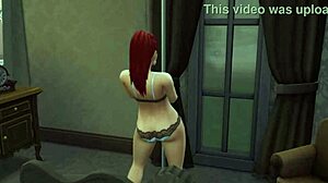 pawg makes out with boyfriend then poledances in outfit