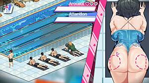 hentai game aoi standing dog style sex gallery scene