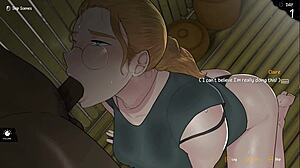 hentai game shows goddess arrival and hot babe blowjob