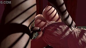 Big thick muscle elf girl sucking a small 18+ penis