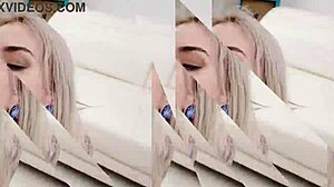 Filthy blonde sasha gets face fucked and used in dap gangbang