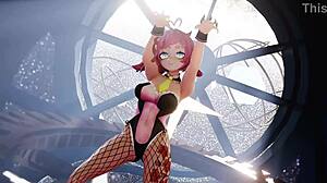 mmd strip tease aespa supernova makes me feel emotional and excited inside