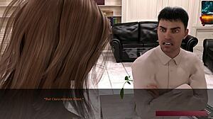 clara meets john in office and lisa jennifer shower scene