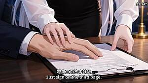 office secretary gives ceo a blowjob and more in episode 1