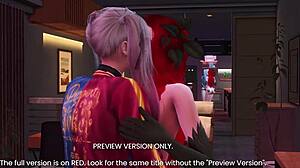 harley quinn picks her favorite poison in 3d hentai