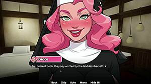 fucking the nuns tits and mouth hard