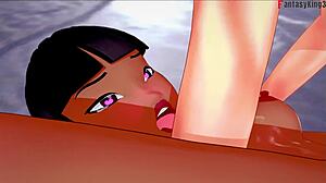 Chel getting fucked so hard that makes an ahegao face el dorado full and pov version