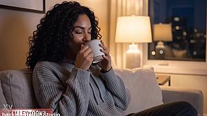 Valentins Big Booty Girl Embraces Foodie Passion