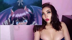 turns into succubus and fucks strangers in hentai
