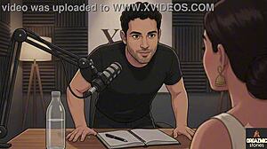 Mrs sudha gets invited for a podcast chat