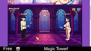 Exploring the magic tower in this X-Men game