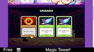 Exploring the magic tower in this X-Men game