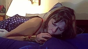 Érzelmes szopás a 70-es évek Justice League milfjétől