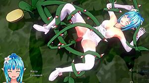 スライムと発情植物が3Dヘンタイゲームで支配、無修正ウルトラ4K 60fps