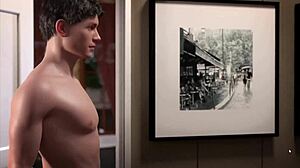 Генезис редът се разгръща в рискована сцена в залата. Публичен крем пай шокира с огромен хуй.