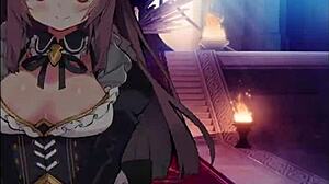 Juego hentai tenkafuma en acción anime sin censura