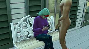 Bulma zve Jiraiyu na kreslení, které naznačuje hlubší touhy