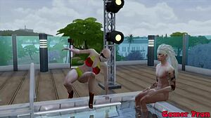 Naruto Hentai Pool TRIO s Videl, Madara a kamarádem